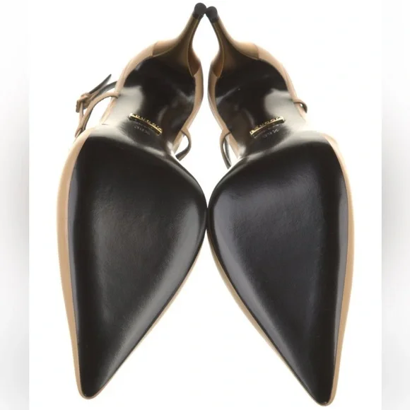 Gucci Leather Slingback Heels - Picture 5 of 5